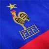 1998 France Home Retro Soccer Jersey Blue World Cup Classic