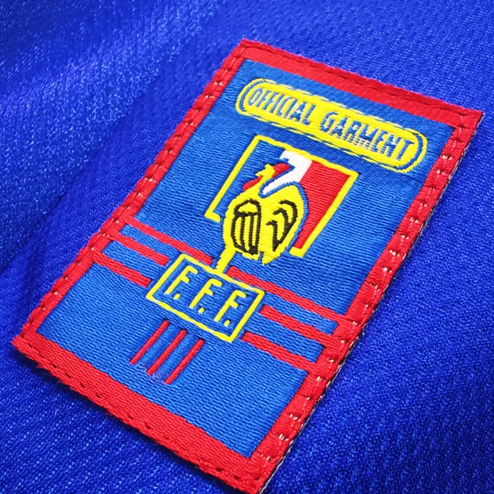 1998 France Home Retro Soccer Jersey Blue World Cup Classic