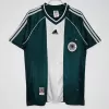 1998 Germany Away Retro Soccer Jersey Green White Vintage