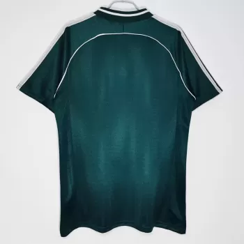 1998 Germany Away Retro Soccer Jersey Green White Vintage 1998 Germany Away Retro Soccer Jersey Green White Vintage