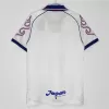 1998 Japan Away Retro Soccer Jersey White Flame Pattern Vintage