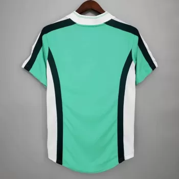 1998 Nigeria Home Retro Soccer Jersey Green Vintage World Cup