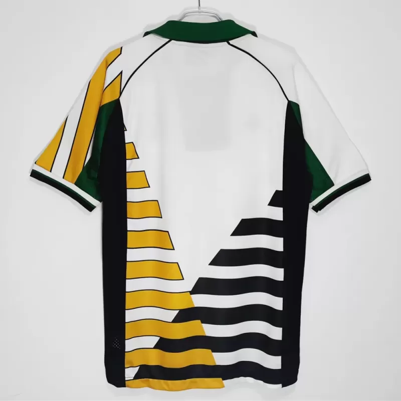 1998 South Africa Home Retro Soccer Jersey Yellow World Cup