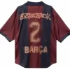 2000 2001 FC Barcelona X Travis Scott Mens Retro Home Skeleton Jersey 2000 2001 FC Barcelona X Travis Scott Mens Retro Home Skeleton Jersey