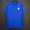 2000 Italy Home Retro Soccer Jersey Euro 2000 Finalist Blue