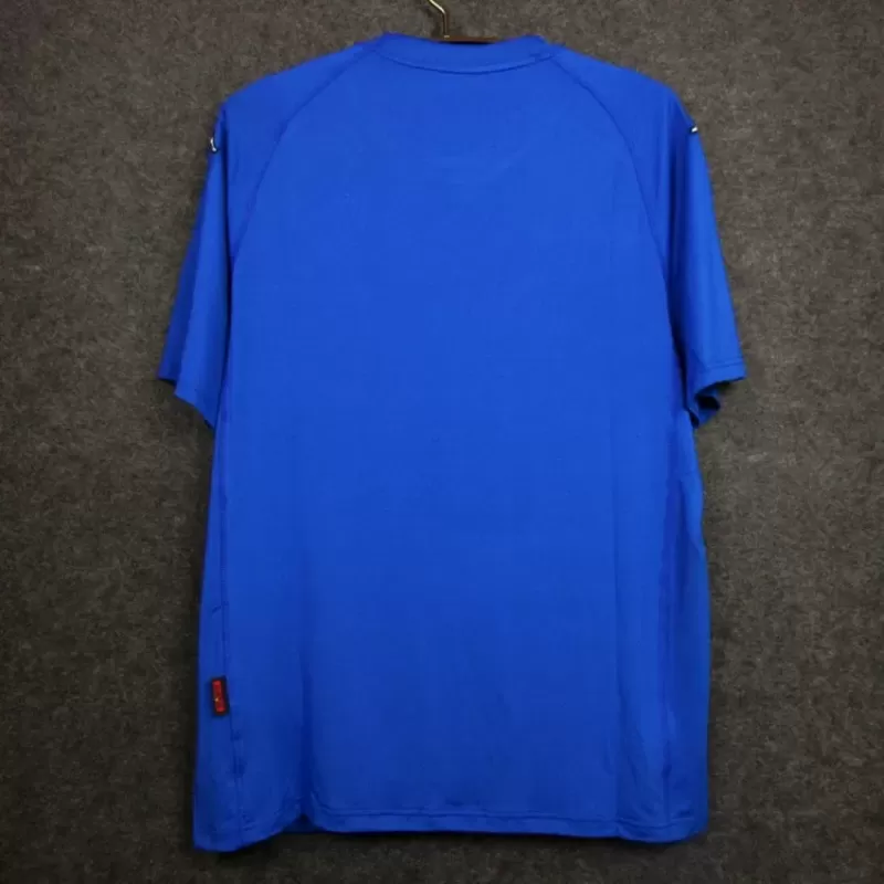 2000 Italy Home Retro Soccer Jersey Euro 2000 Finalist Blue
