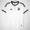 2002 2003 Germany Home Retro Soccer Jersey White Black Vintage 2002 2003 Germany Home Retro Soccer Jersey White Black Vintage