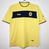2002 Scotland Away Soccer Jersey White Blue Gradient Vintage