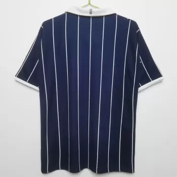 2002 Scotland Home Retro Soccer Jersey Navy Vintage Blue