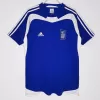 2004 Greece Home Retro Soccer Jersey Blue European Champions