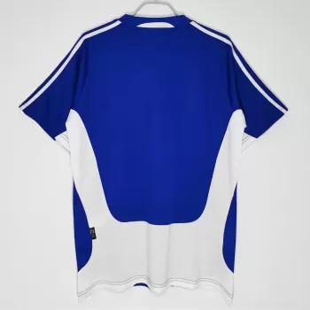 2004 Greece Home Retro Soccer Jersey Blue European Champions