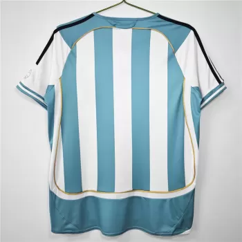 2006 Argentina Away Retro Soccer Jersey Navy Performance 2006 Argentina Away Retro Soccer Jersey Navy Performance