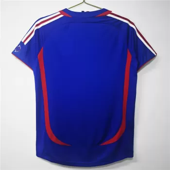 2006 France Home Retro Soccer Jersey Blue World Cup Finalist 2006 France Home Retro Soccer Jersey Blue World Cup Finalist