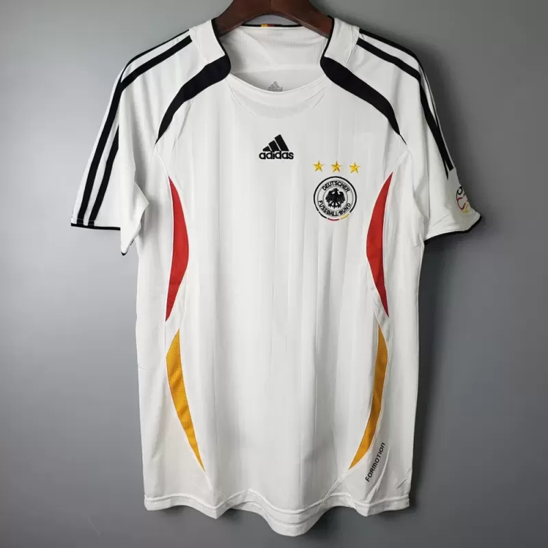 2006 Germany World Cup Retro Soccer Jersey Home White 2006 Germany World Cup Retro Soccer Jersey Home White