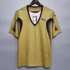 2006 Italy Home Retro Soccer Jersey Buffon Goalkeeper Gold