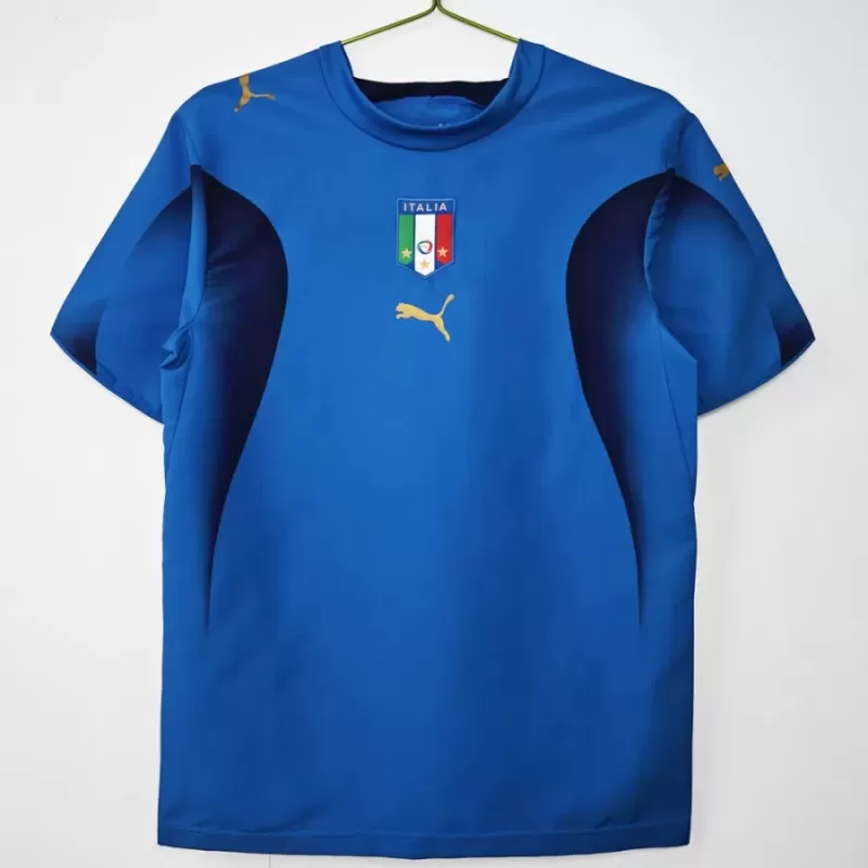 2006 Italy Home Retro Soccer Jersey World Cup Champions Blue 2006 Italy Home Retro Soccer Jersey World Cup Champions Blue
