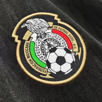 2010 Mexico Away Retro Soccer Jersey Black World Cup Edition