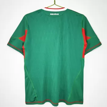 2010 Mexico Home Retro Soccer Jersey Green World Cup Edition