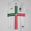 2012 2013 Portugal Away Retro Soccer Jersey White Cross Vintage 2012 2013 Portugal Away Retro Soccer Jersey White Cross Vintage