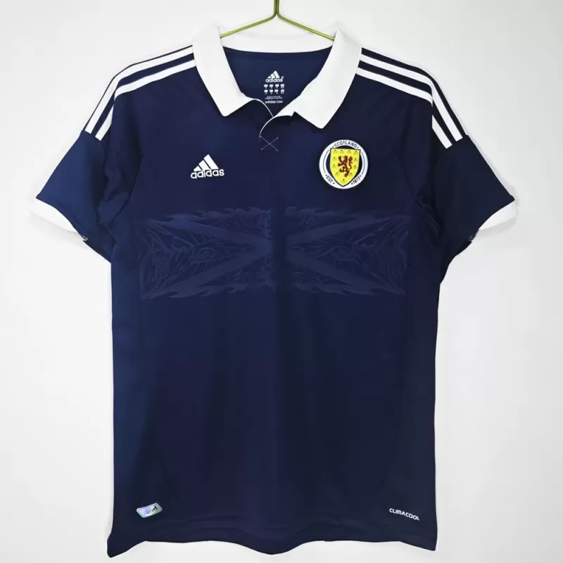 2012 2014 Scotland Home Retro Soccer Jersey Navy Tartan Style 2012 2014 Scotland Home Retro Soccer Jersey Navy Tartan Style