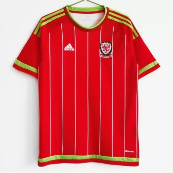 2015 2016 Wales Home Retro Soccer Jersey Classic Red