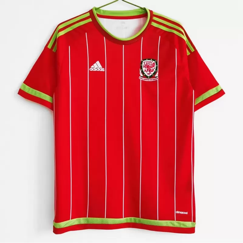 2015 2016 Wales Home Retro Soccer Jersey Classic Red