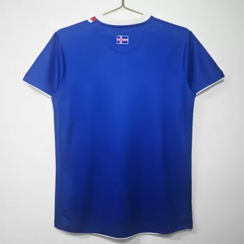 2016 2017 Iceland Home Retro Soccer Jersey Euro 2016 Edition