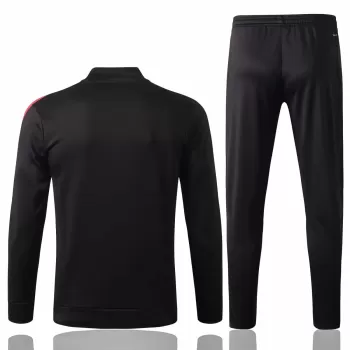 2019 2020 Manchester United Mens Black Presentation Soccer Tracksuit Kit