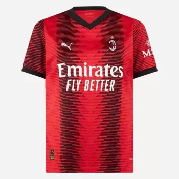 2023 2024 AC Milan Mens Home Soccer Jersey Rossoneri Evolution