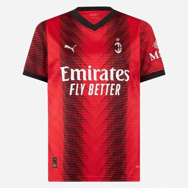 2023 2024 AC Milan Mens Home Soccer Jersey Rossoneri Evolution 2023 2024 AC Milan Mens Home Soccer Jersey Rossoneri Evolution
