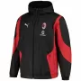 2023 2024 AC Milan Mens Pre Match Anthem Soccer Jacket Black