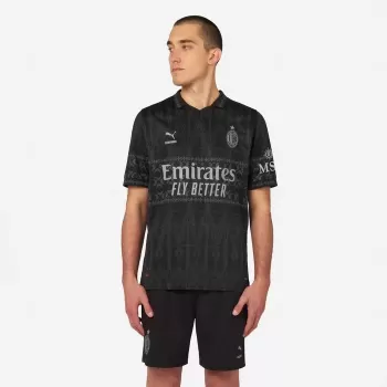 2023 2024 AC Milan X Designer Mens Dark Authentic Soccer Jersey Gothic Dusk