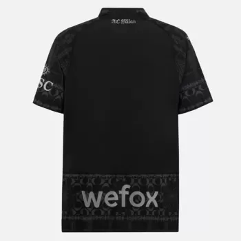 2023 2024 AC Milan X Designer Mens Dark Soccer Jersey Gothic Style