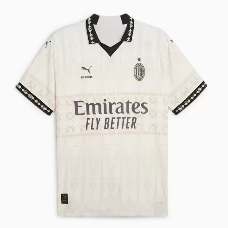 2023 2024 AC Milan X Designer Mens Soccer Jersey Gothic Pristine 2023 2024 AC Milan X Designer Mens Soccer Jersey Gothic Pristine