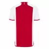 2023 2024 Ajax Mens Home Soccer Jersey Red White Pinstripe