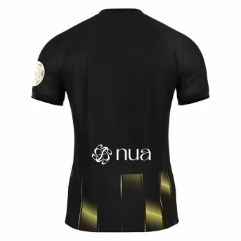 2023 2024 Al-Ittihad Club Mens Third Soccer Jersey Black Stripes