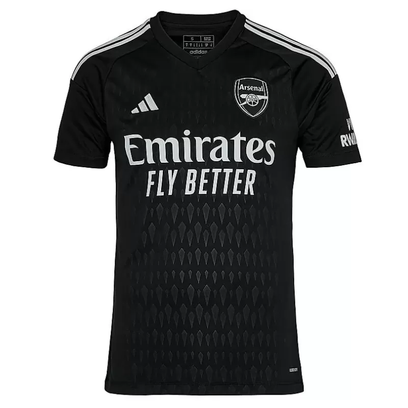 2023 2024 Arsenal FC Mens Black Goalkeeper Soccer Jersey