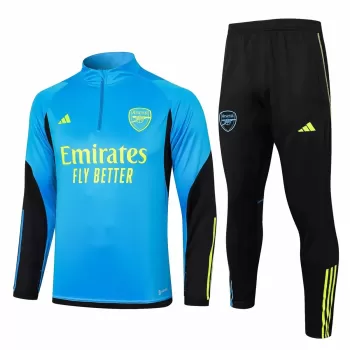 2023 2024 Arsenal FC Mens Blue Training Technical Soccer Tracksuit Kit