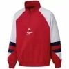 2023 2024 Arsenal FC Mens Classics Icons Soccer Quarter Zip Top Red