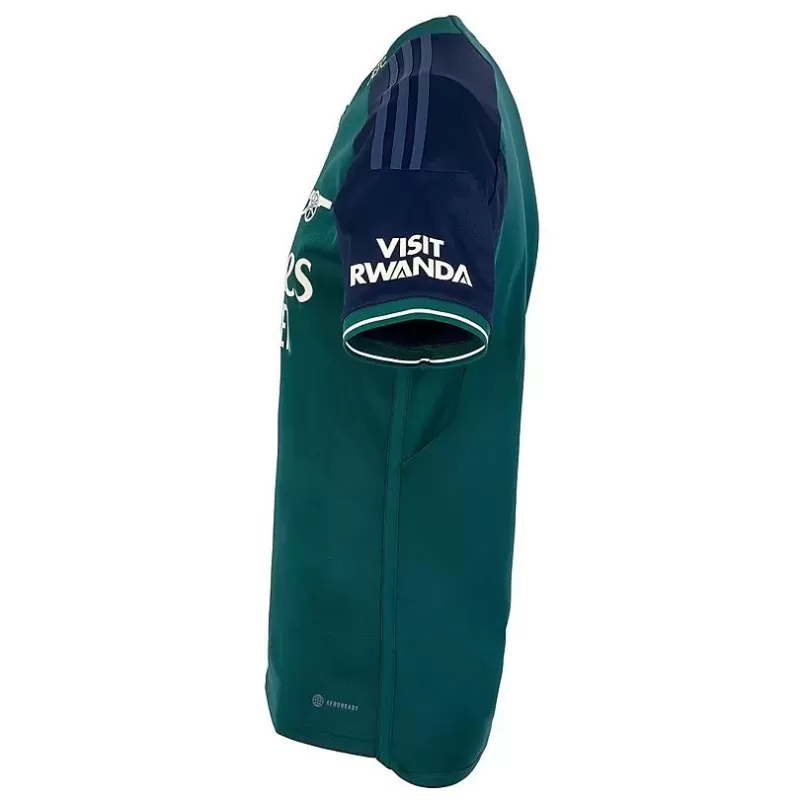 2023 2024 Arsenal FC Mens Third Soccer Jersey Green Navy Cannon
