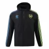 2023 2024 Arsenal Mens Black Storm Full Zip Soccer Jacket 2023 2024 Arsenal Mens Black Storm Full Zip Soccer Jacket