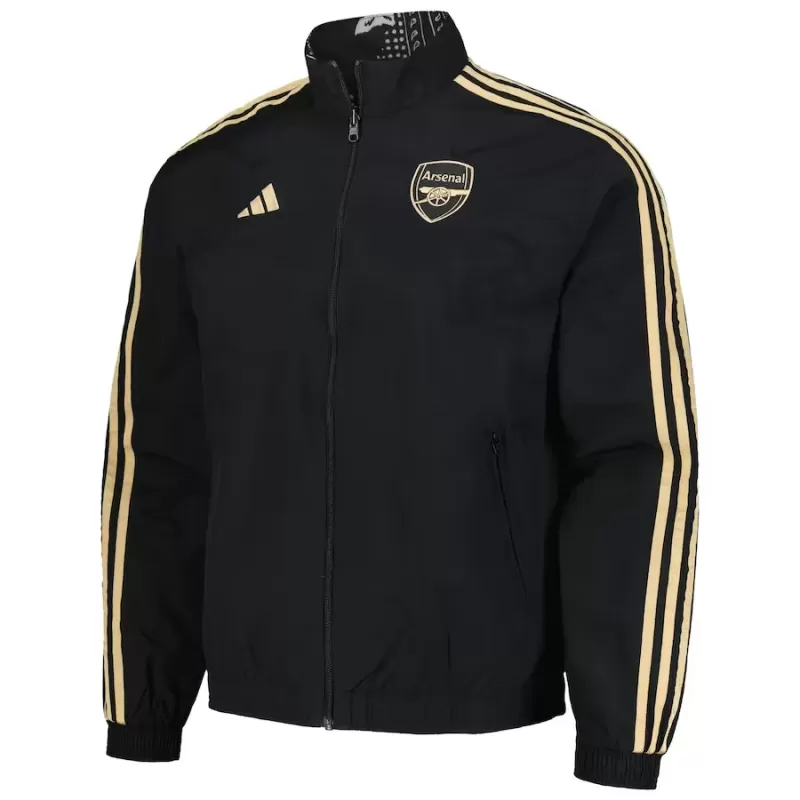 2023 2024 Arsenal Mens Ian Wright Tribute Reversible Soccer Jacket Full Zip 2023 2024 Arsenal Mens Ian Wright Tribute Reversible Soccer Jacket Full Zip