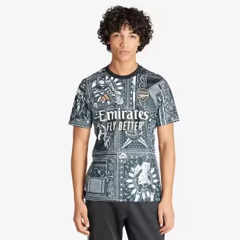 2023 2024 Arsenal Mens Pre Match Training Soccer Jersey Ian Wright Tribute