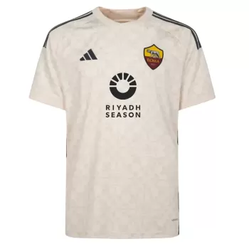 2023 2024 AS Roma Mens Away Soccer Jersey White Heritage