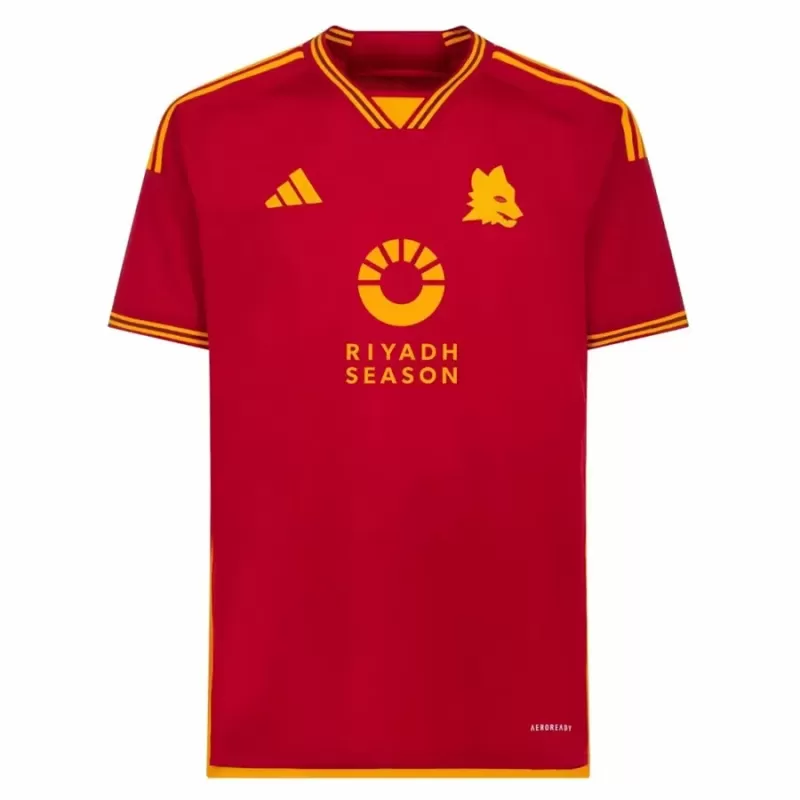 2023 2024 AS Roma Mens Home Soccer Jersey Giallorossi Spirit 2023 2024 AS Roma Mens Home Soccer Jersey Giallorossi Spirit