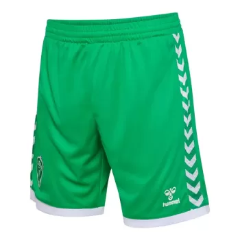 2023 2024 AS Saint Etienne Mens Away Soccer Shorts White Green