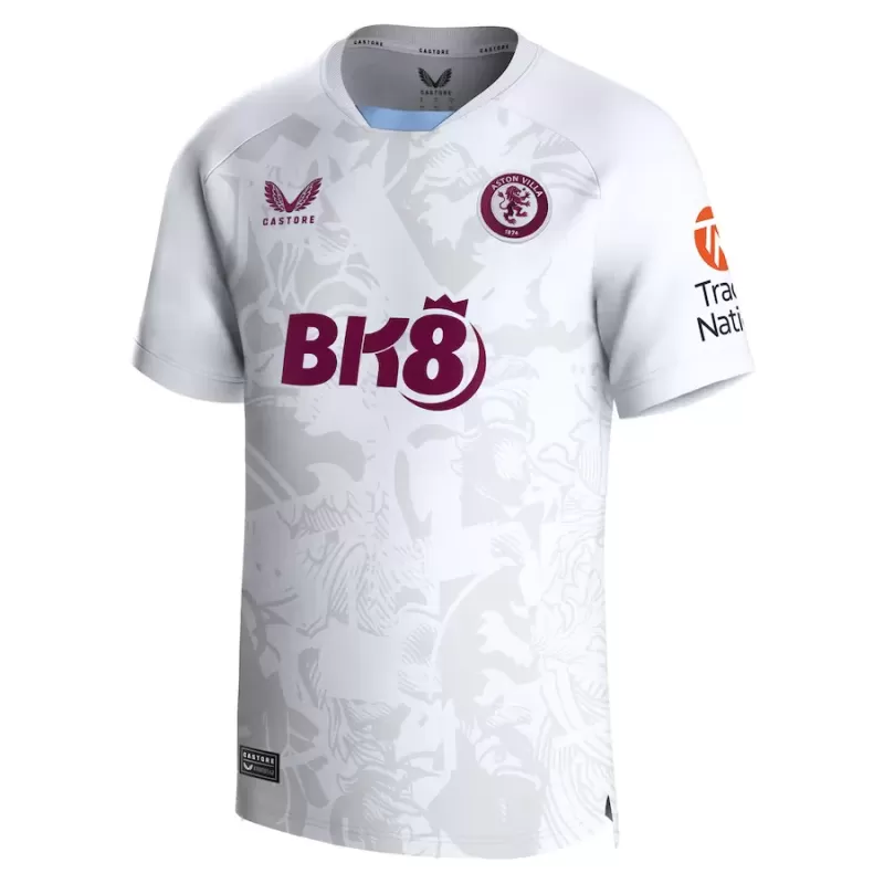 2023 2024 Aston Villa Mens Away Soccer Jersey Crest Graphic 2023 2024 Aston Villa Mens Away Soccer Jersey Crest Graphic