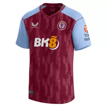 2023 2024 Aston Villa Mens Home Soccer Jersey Claret Azure