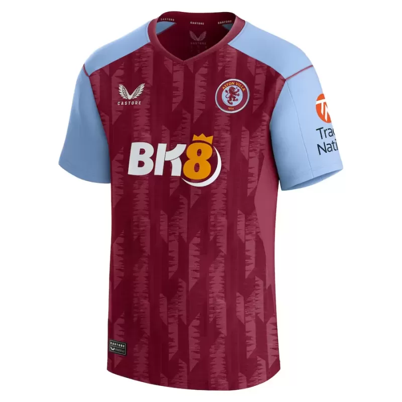 2023 2024 Aston Villa Mens Home Soccer Jersey Claret Azure 2023 2024 Aston Villa Mens Home Soccer Jersey Claret Azure