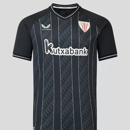 2023 2024 Athletic Club Mens Home Goalkeeper Soccer Jersey Black